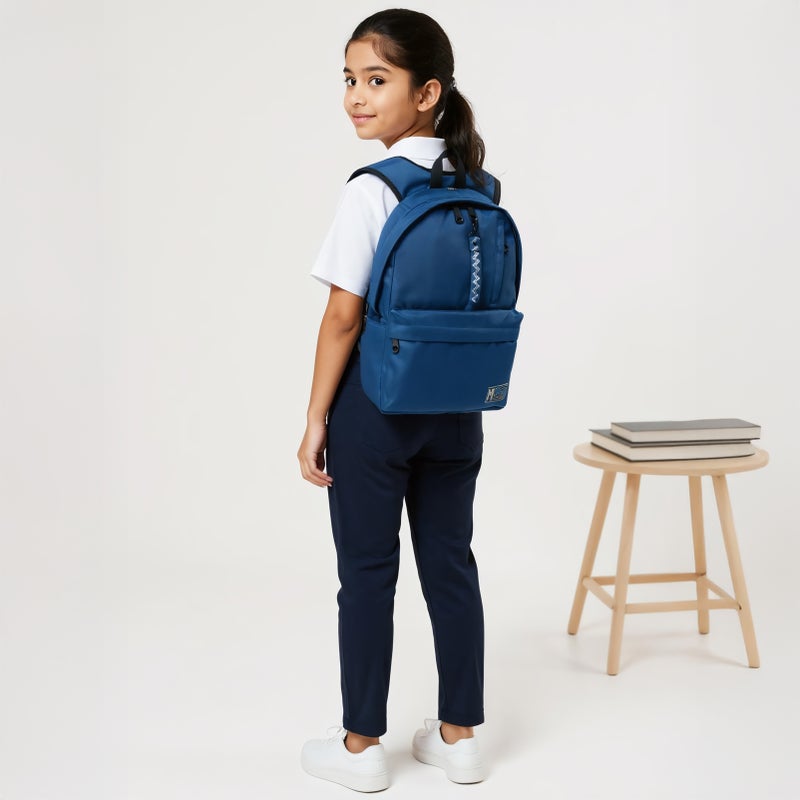 Must Backpack-Sustainable-2 Cmprt-25L (Rpet Pu) Blue \ 32X19X42 - Image 3